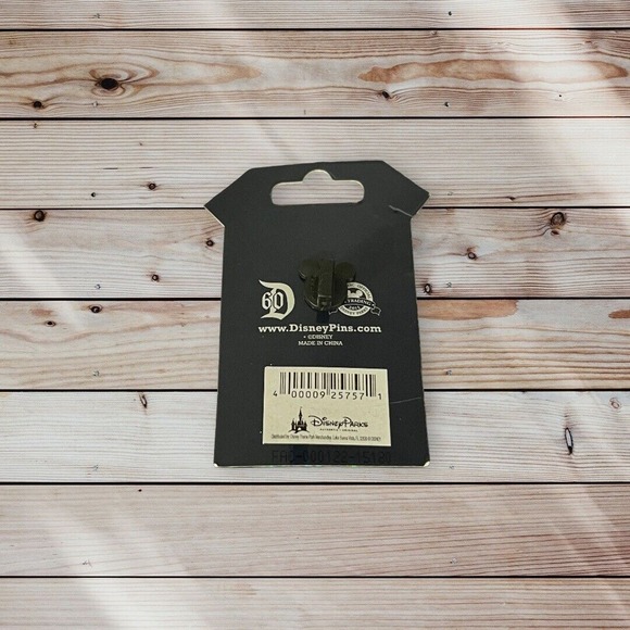 Disneyland 60th Diamond Anniversary Half Globe with Diamond Snow Trading Pin - Picture 2 of 4